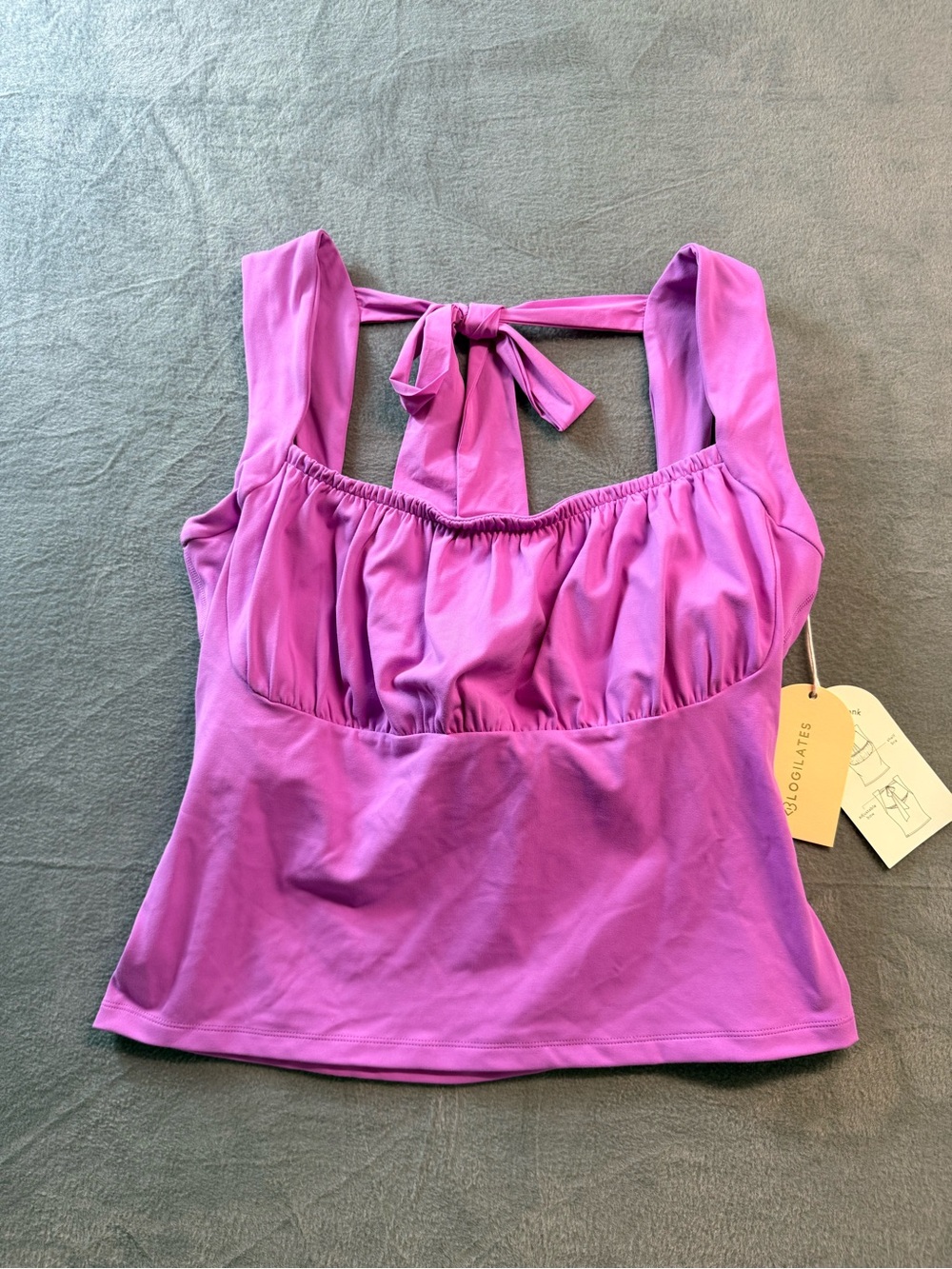 Blogilates - Bow Back Tank